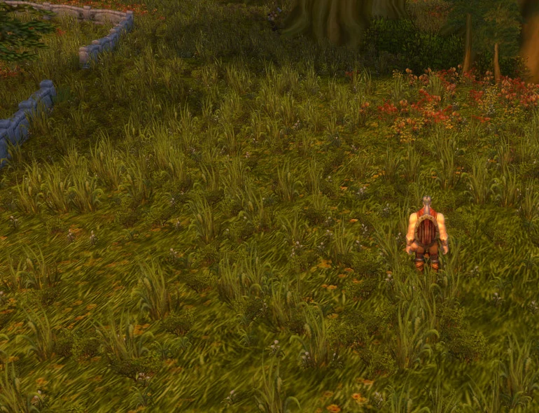 La forêt de Northshire, extraite d’une capture du créateur dans WoW Classic Era.